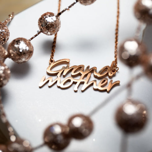 Grand-mère | Or rose 18 carats | Collier